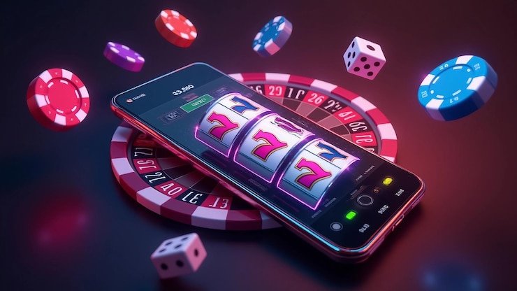 Antarmuka dalam permainan Nolimit City menampilkan gulungan, taruhan, dan tombol kontrol di ollo4d